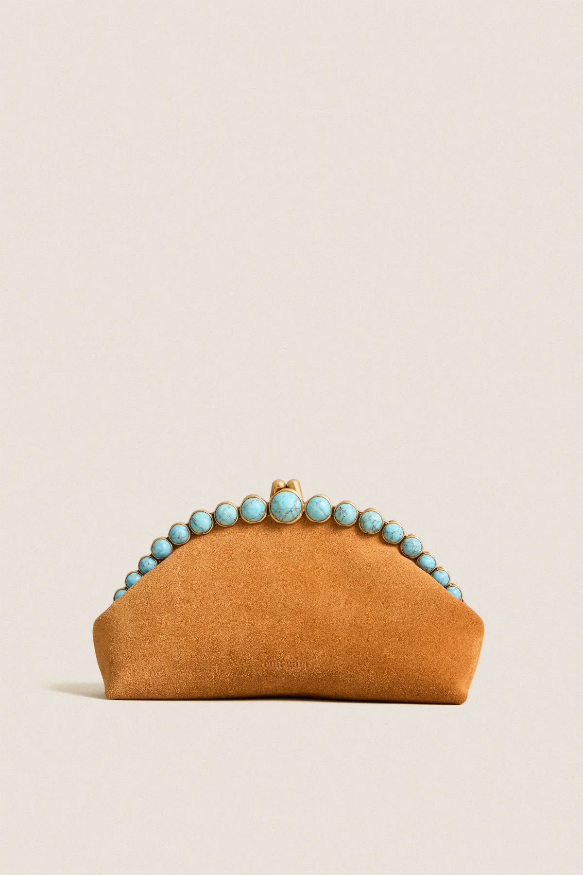 Toasted Caramel Una Clutch by Cult Gaia