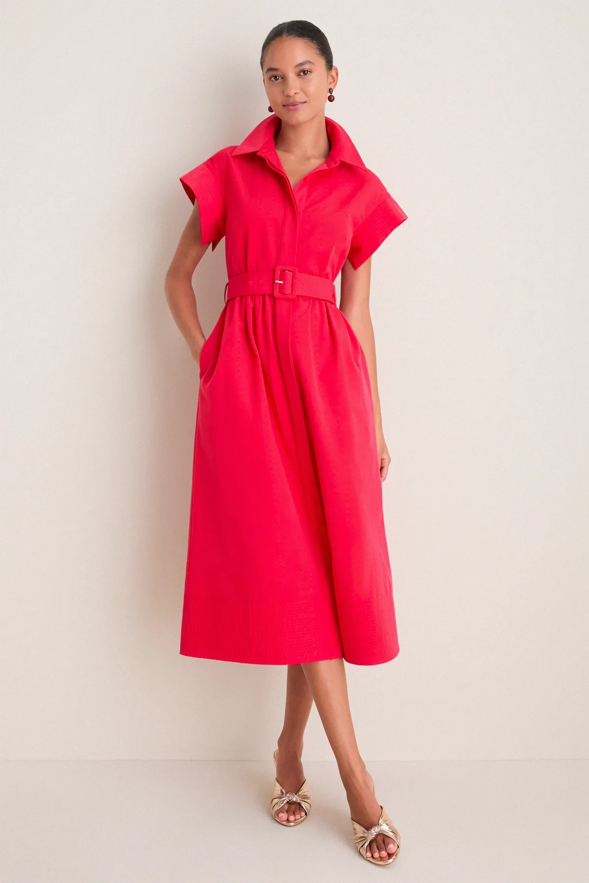 Red Chloe Dress by Tuckernuck