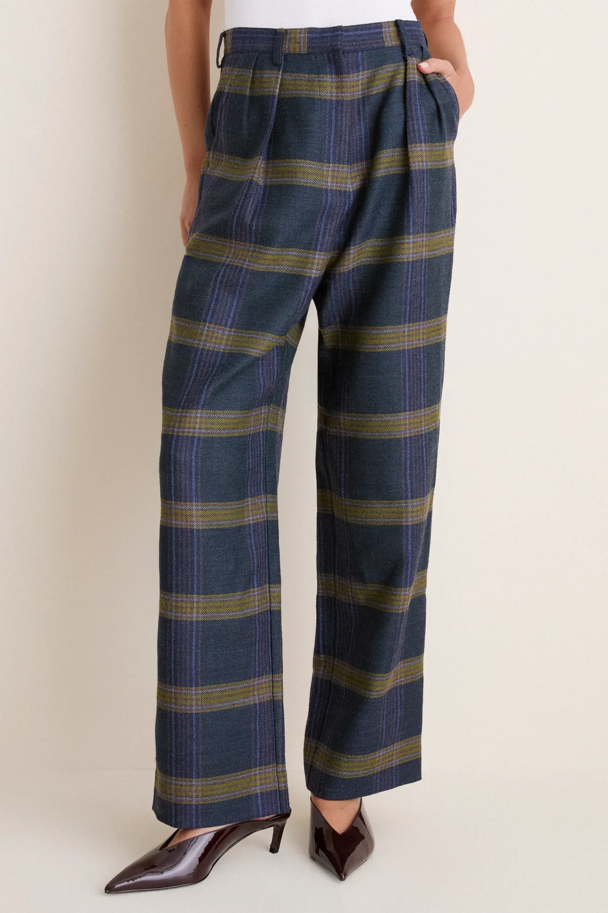 Stirling Plaid York Trouser by Hunter Bell