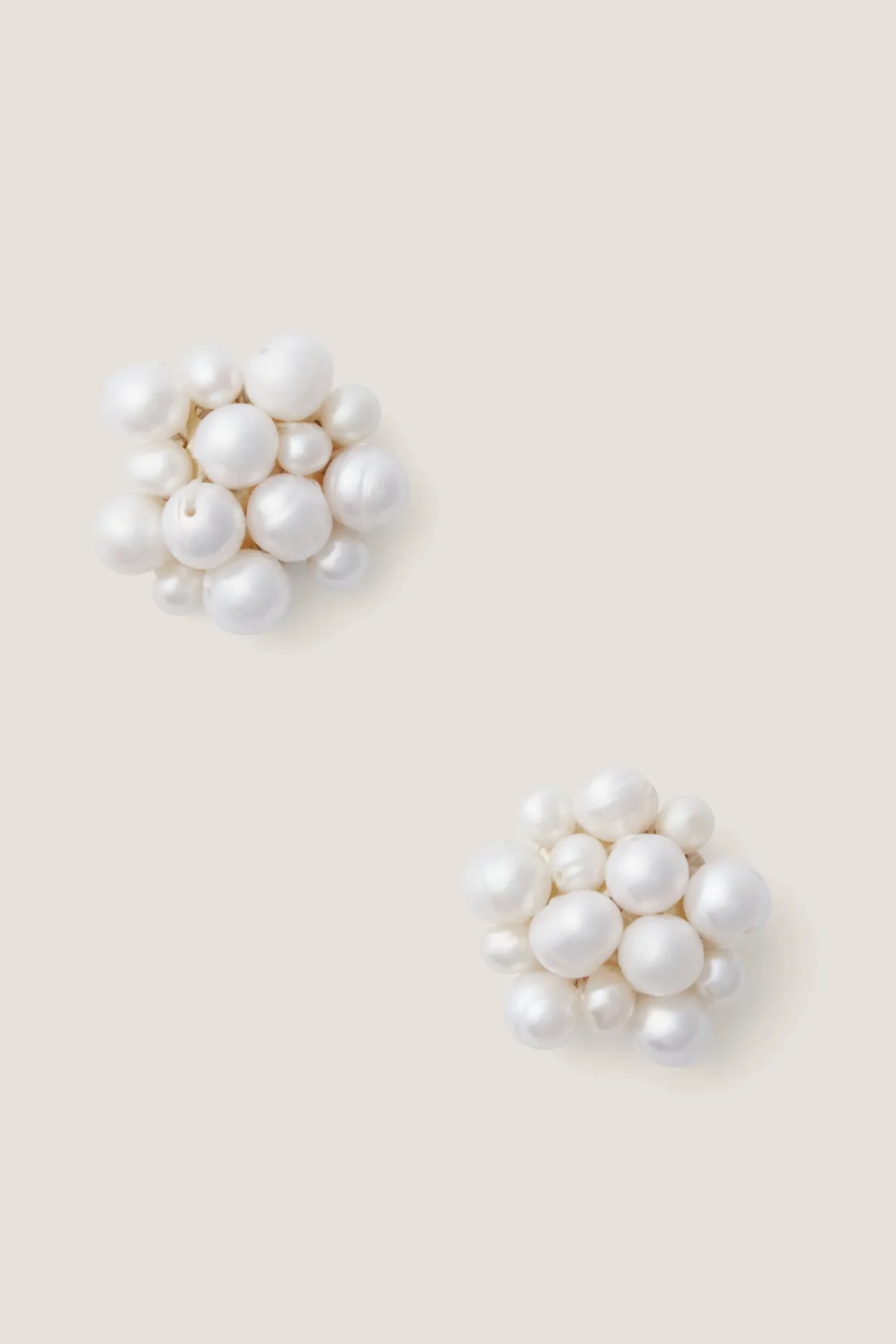 Pearl Cluster Earrings by Tuckernuck Jewelry