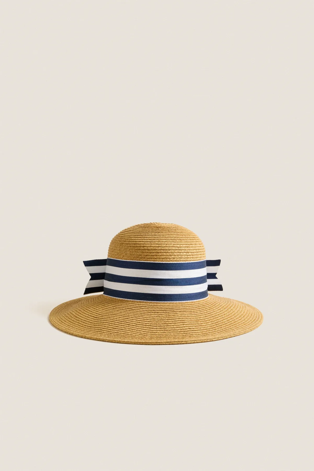 Striped Packable Wide Bow Sunhat by Toucan Hats