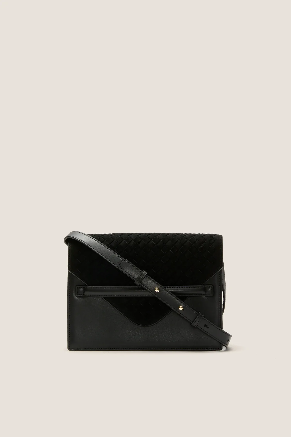 Black Leather Stevie Crossbody by Tuckernuck Accessories