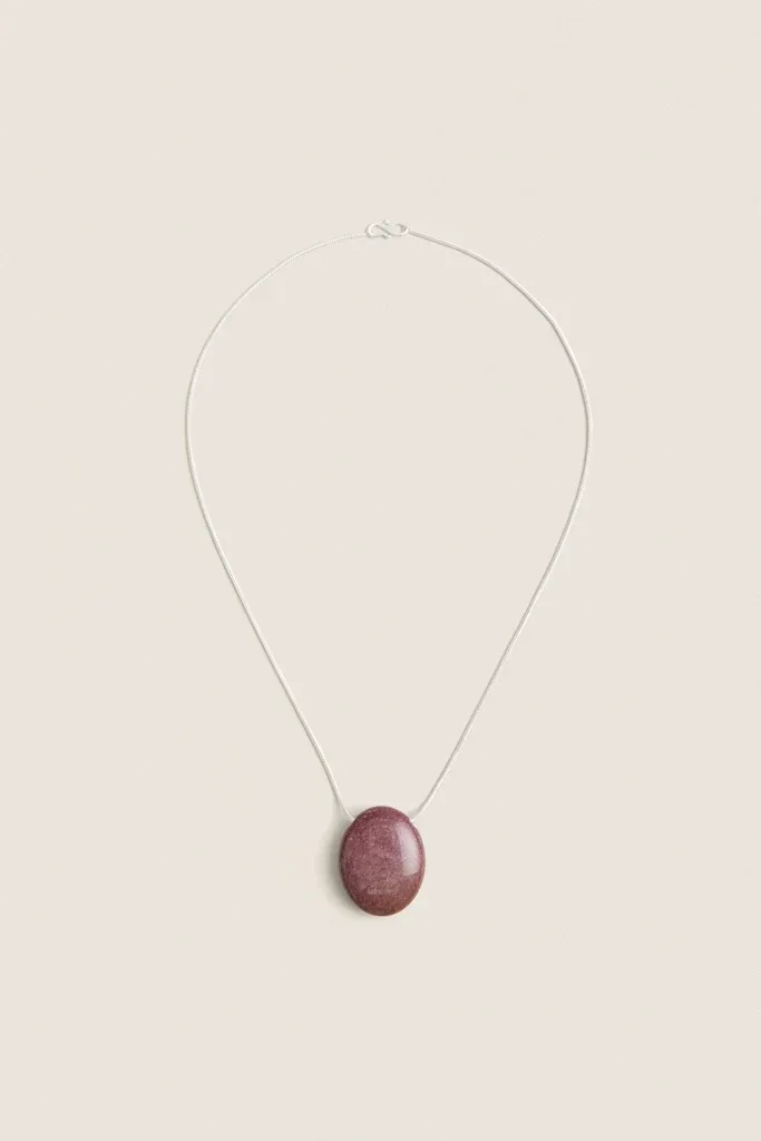 Red Mookiate Julia Necklace by Lie Studio