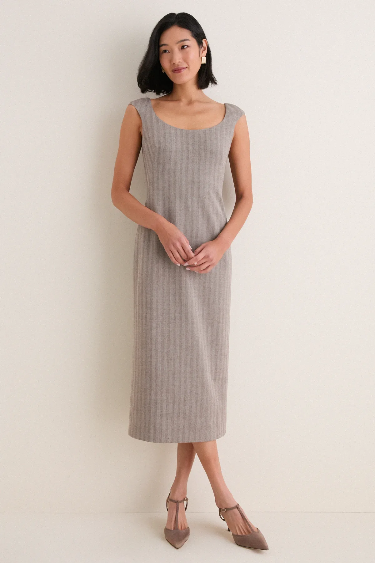 Herringbone Nancy Sheath Dress by Tuckernuck