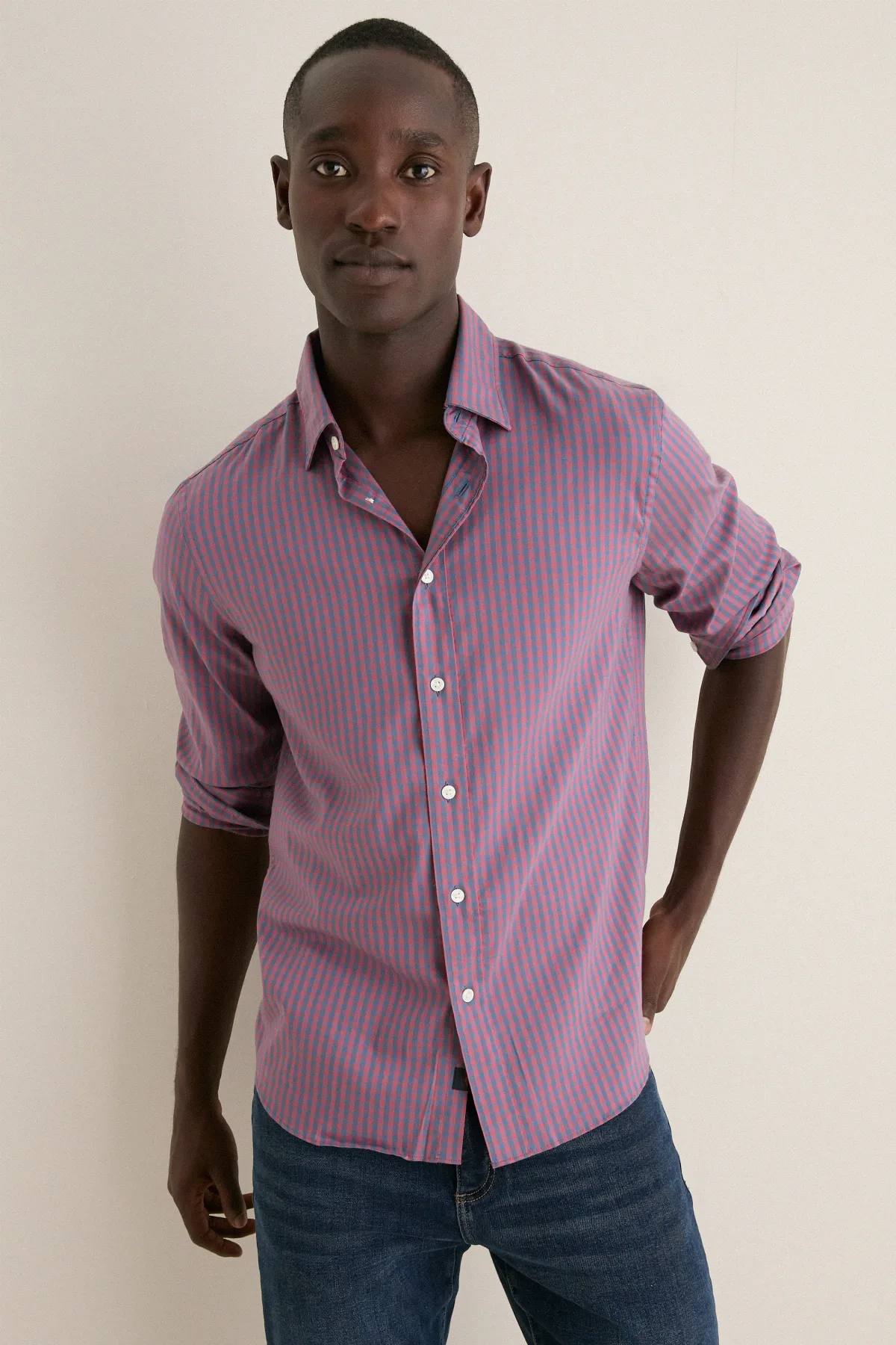 Brook Check Movement Shirt by Faherty
