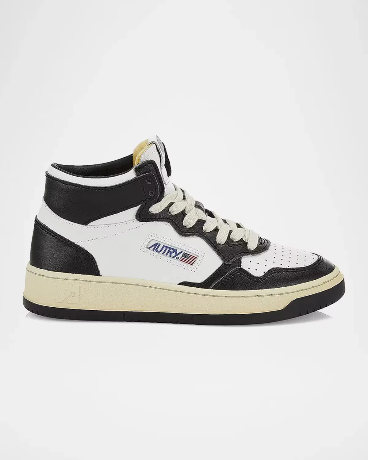 Medalist Mid-Top Leather Sneakers