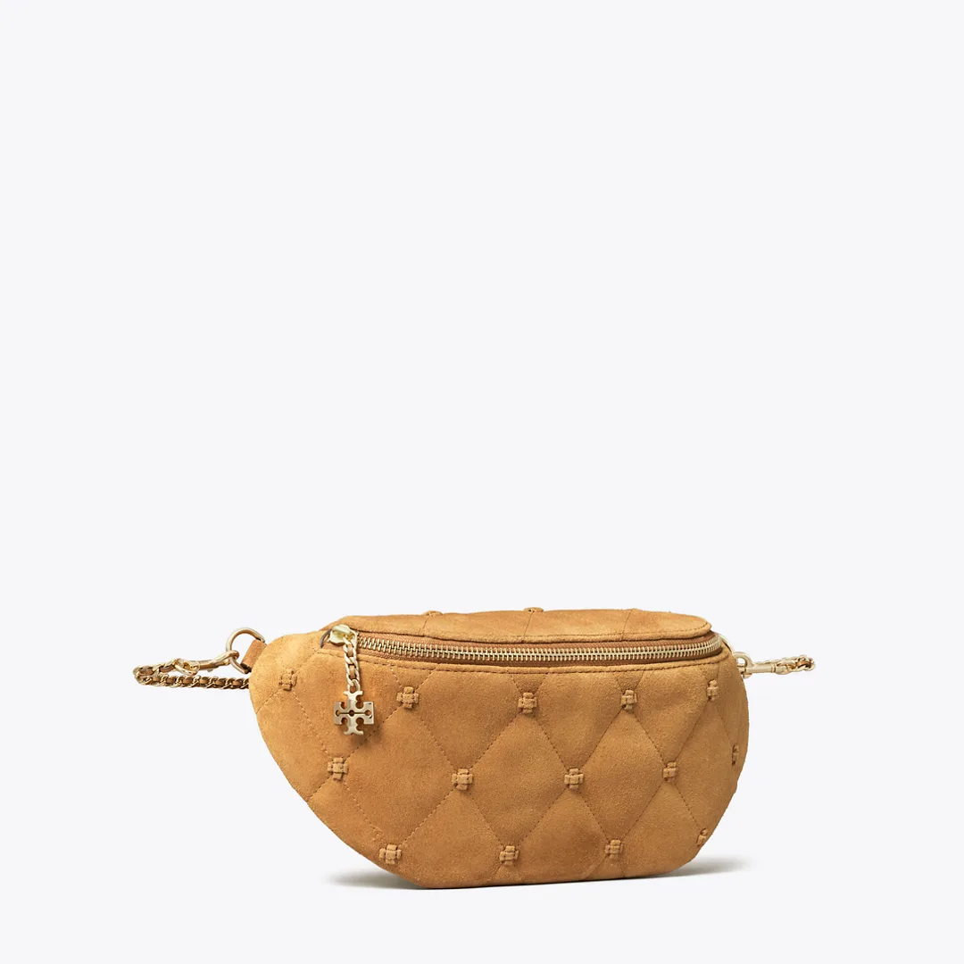 Bunny Knot Suede Belt Bag by Tory Burch