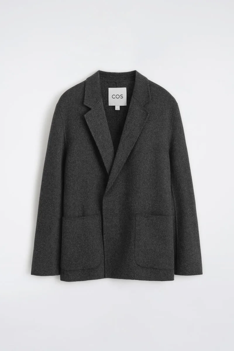Unstructured Double-Faced Wool-Blend Blazer by COS