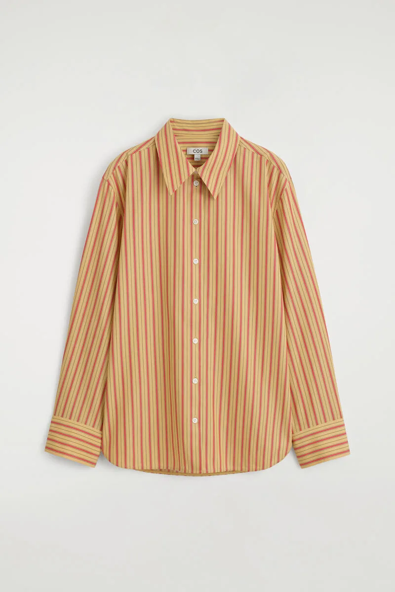 Striped Cotton-Lyocell Shirt by COS