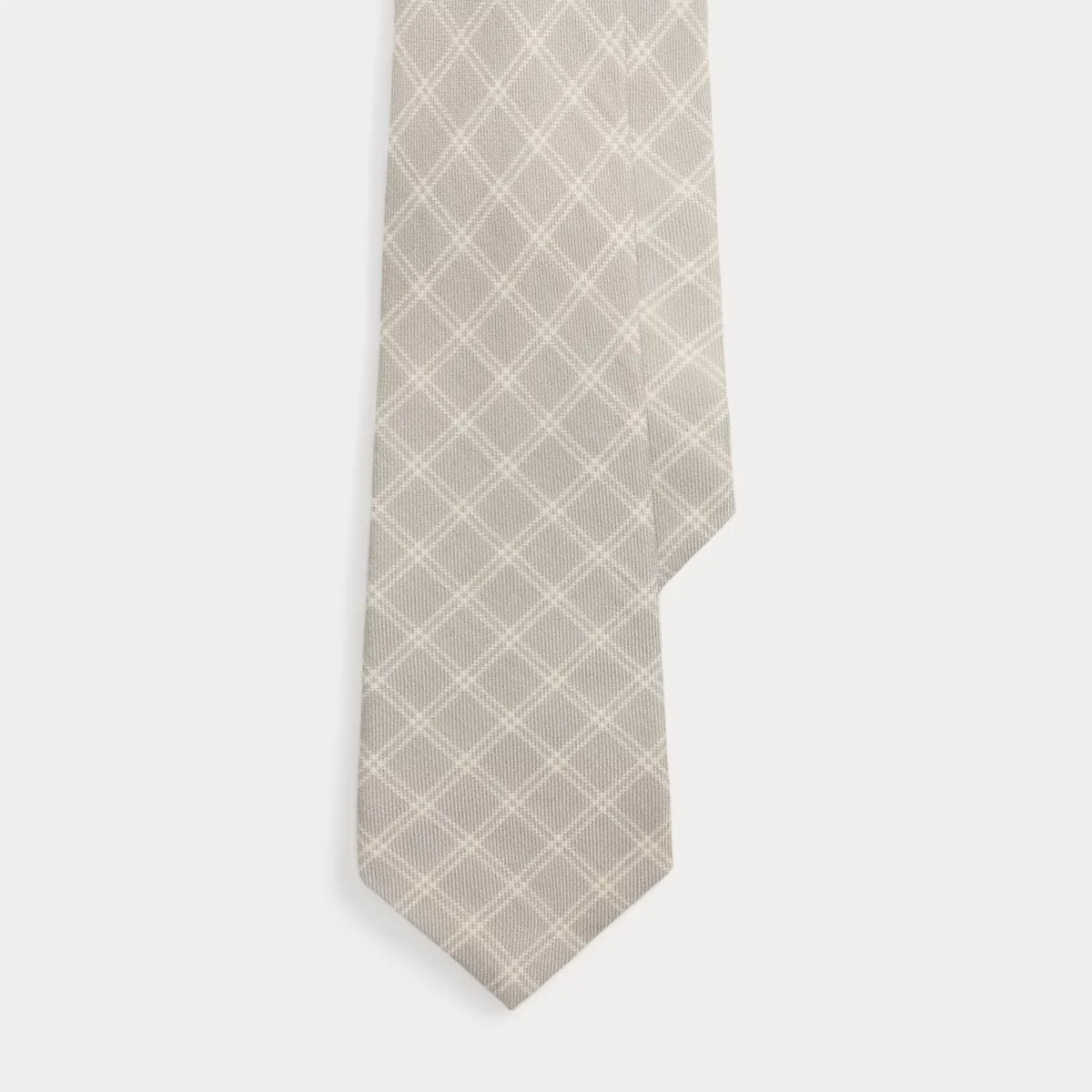 Windowpane Cashmere-Silk Tie by Ralph Lauren Purple Label