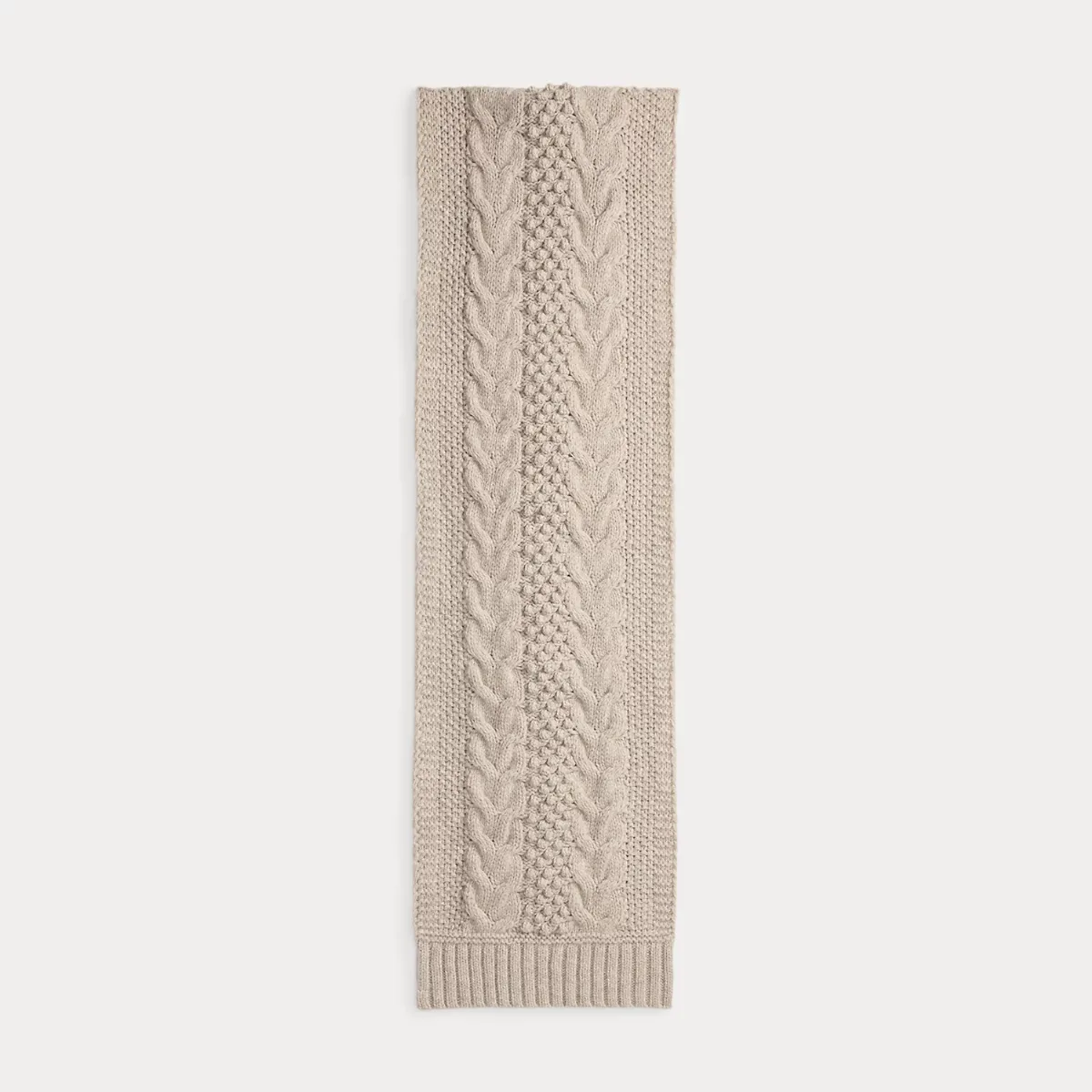 Cable-Knit Wool Scarf by Ralph Lauren RRL