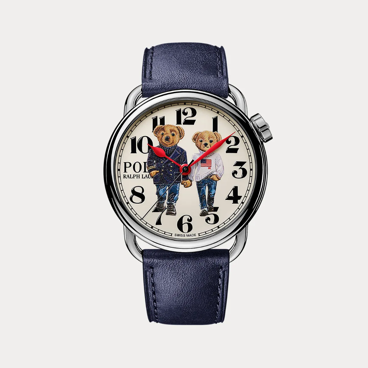 38 mm Ralph Lauren & Ricky Bear Steel Watch by Polo Ralph Lauren