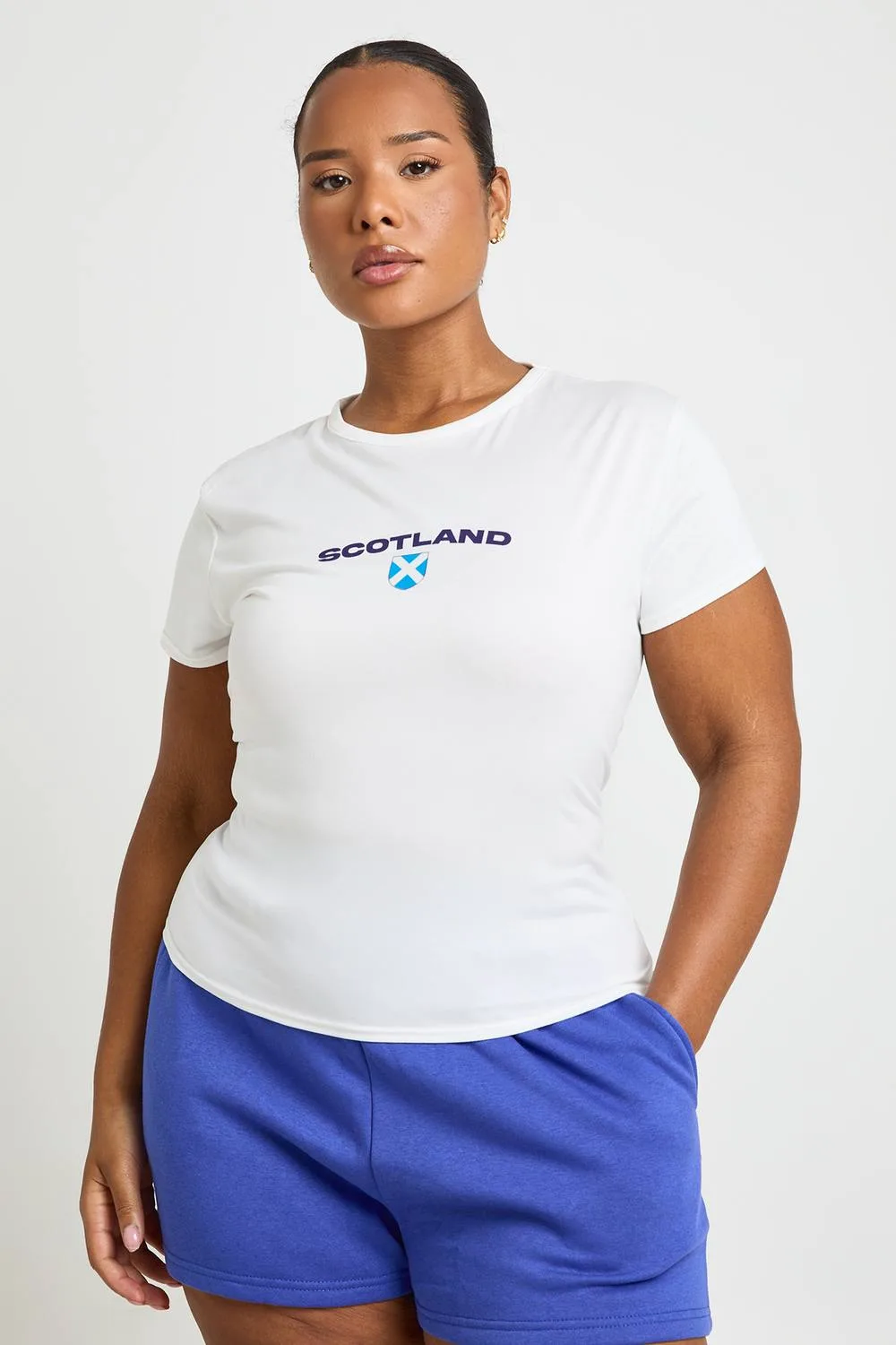 Scotland Football Printed Baby T-Shirt by boohoo
