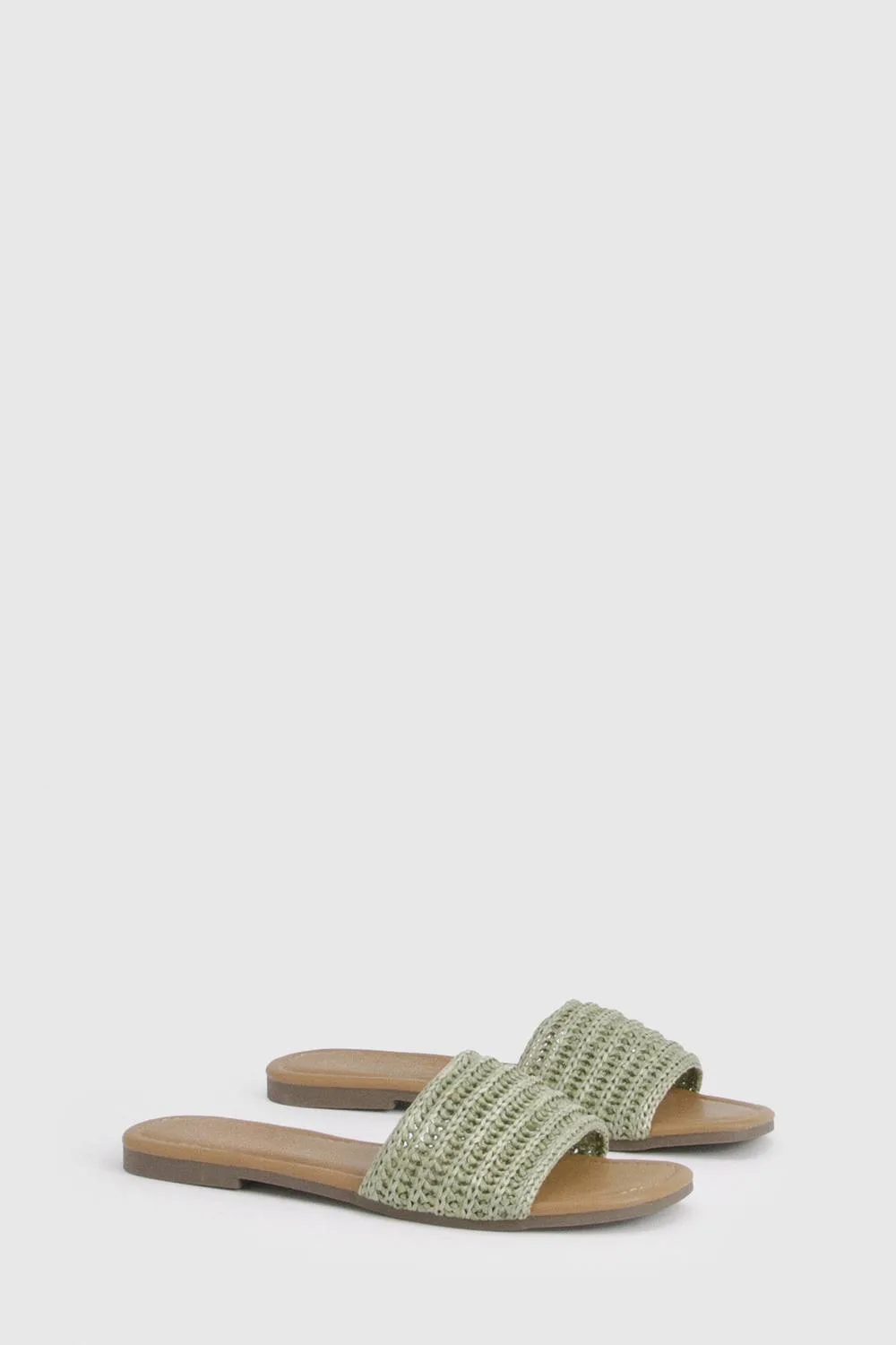 Crochet Square Toe Sliders