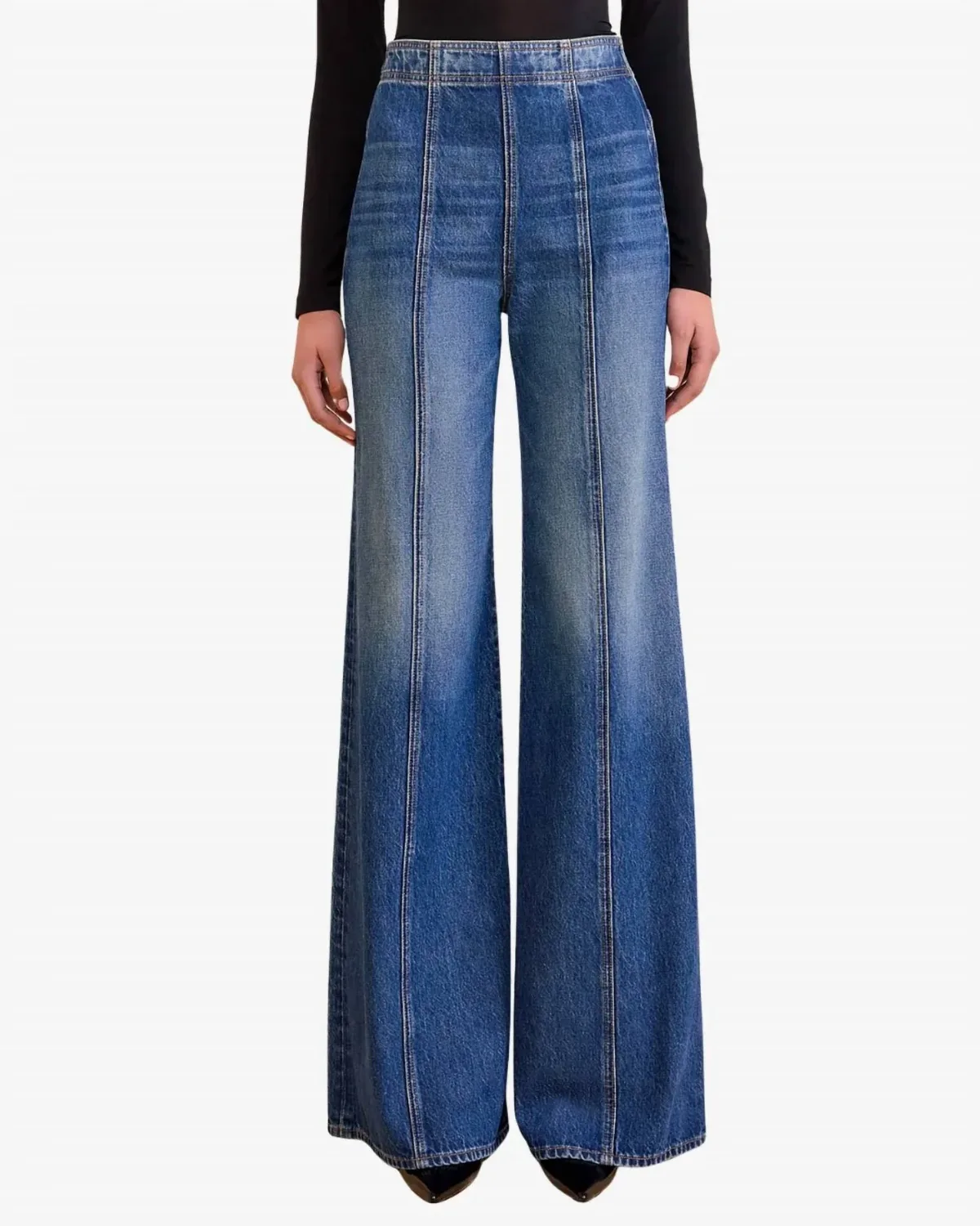 The Bianca Wide-Leg Jean in Nile