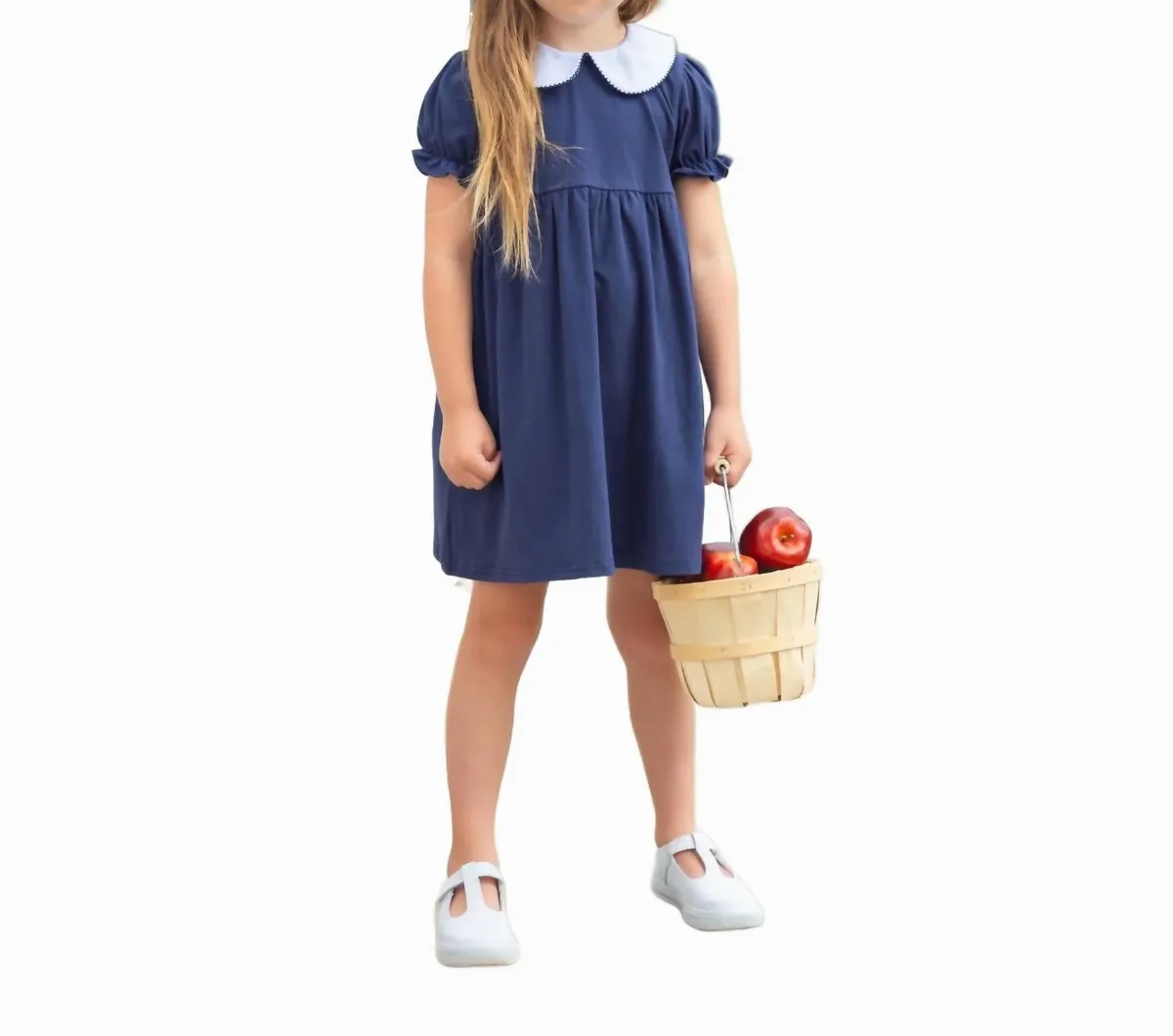 Charlotte Dress in Navy by Jellybean
