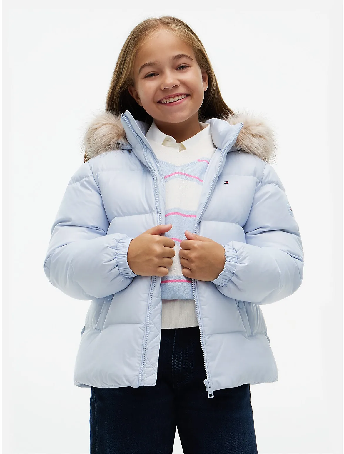 Hooded Down Puffer Jacket by Tommy Hilfiger
