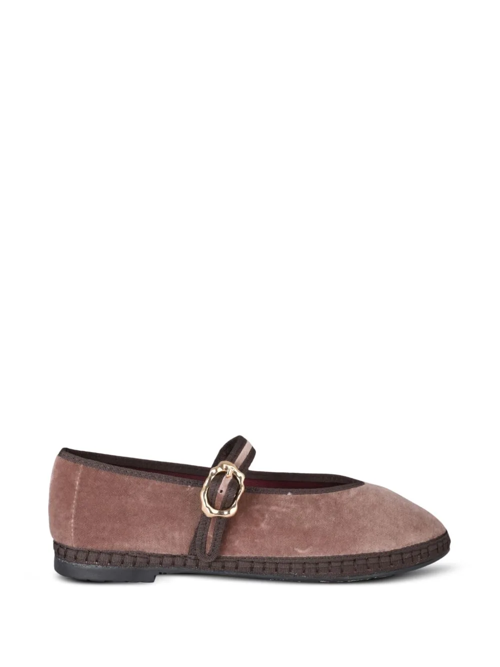 Pierre Velvet Ballet Flats by FLABELUS