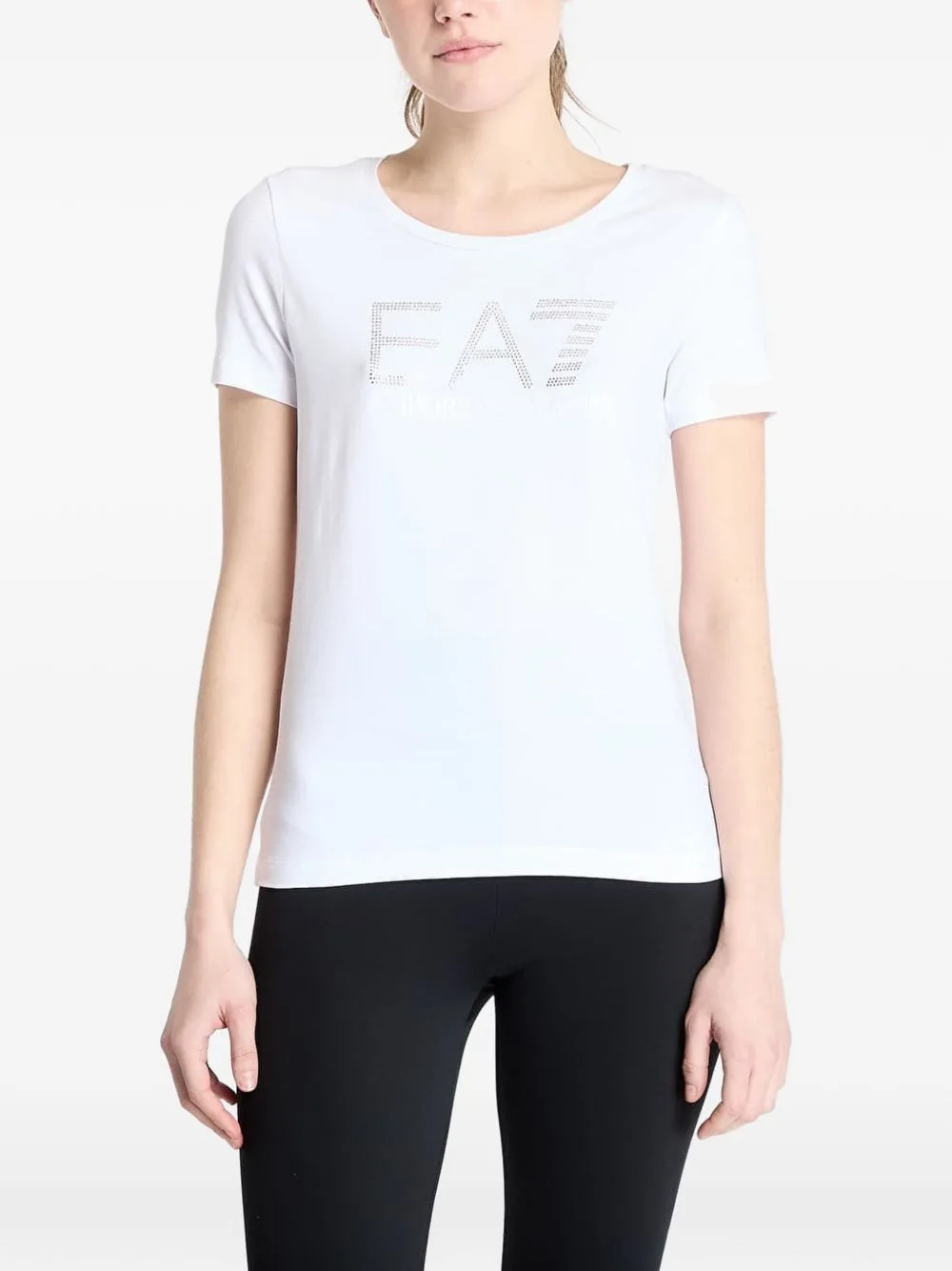 Logo-Embellished T-Shirt by Ea7 Emporio Armani
