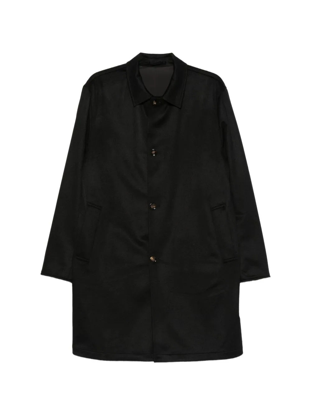 Reversible Single-Breasted Spread-Collar Coat by Kired