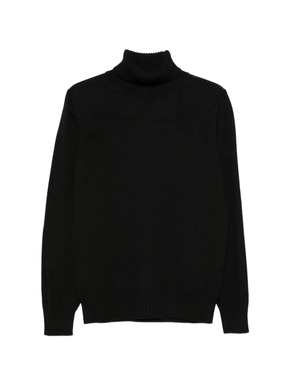Roll-Neck Ribbed-Trim Sweater by Kangra