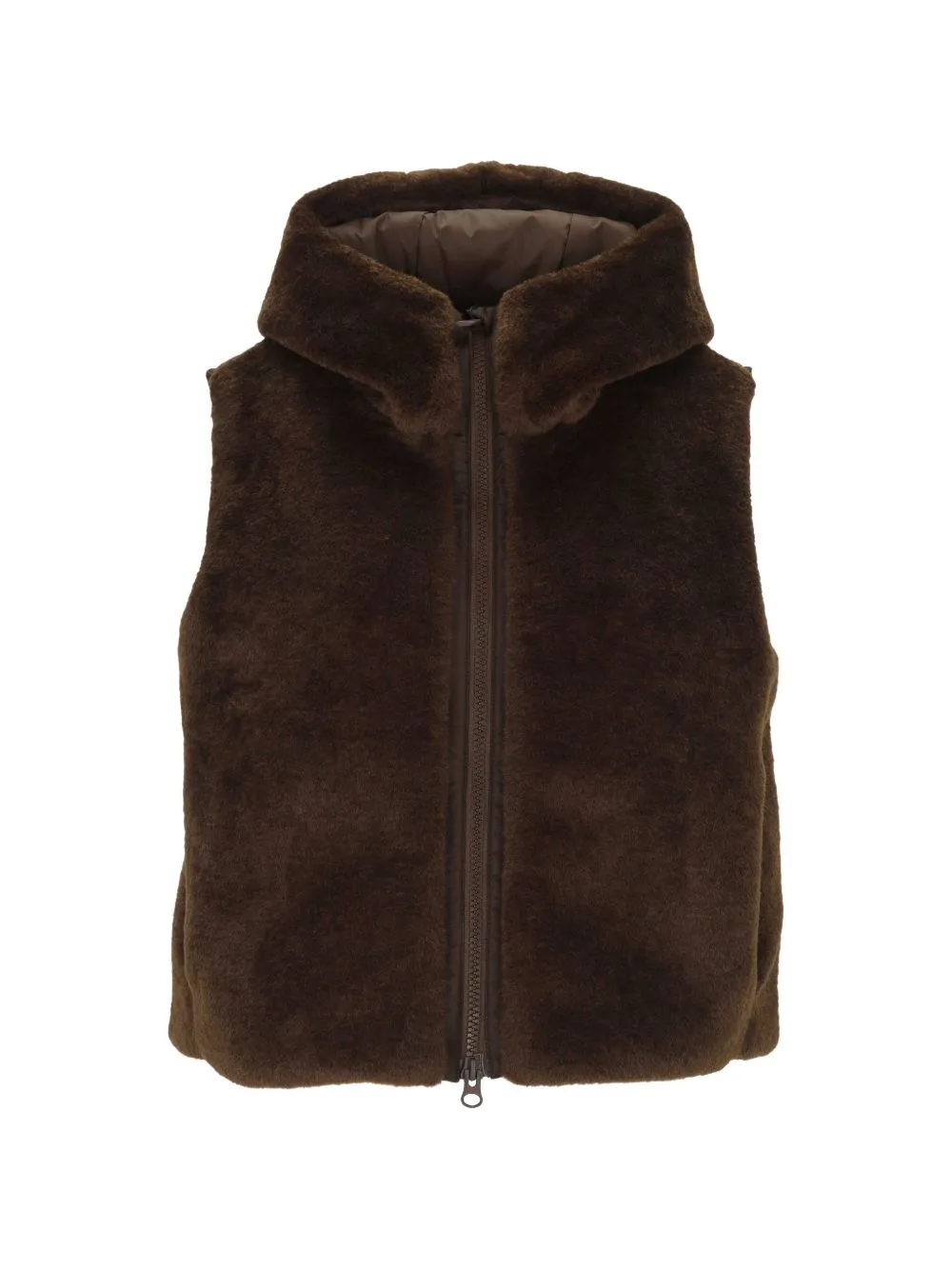 Hooded Faux-Fur Gilet by Save The Duck
