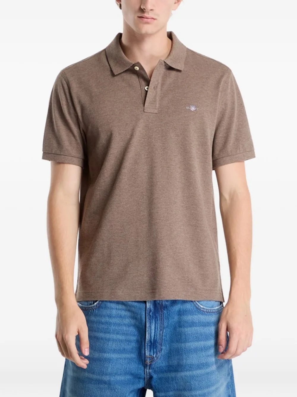 Logo-Embroidered Polo Shirt by Gant