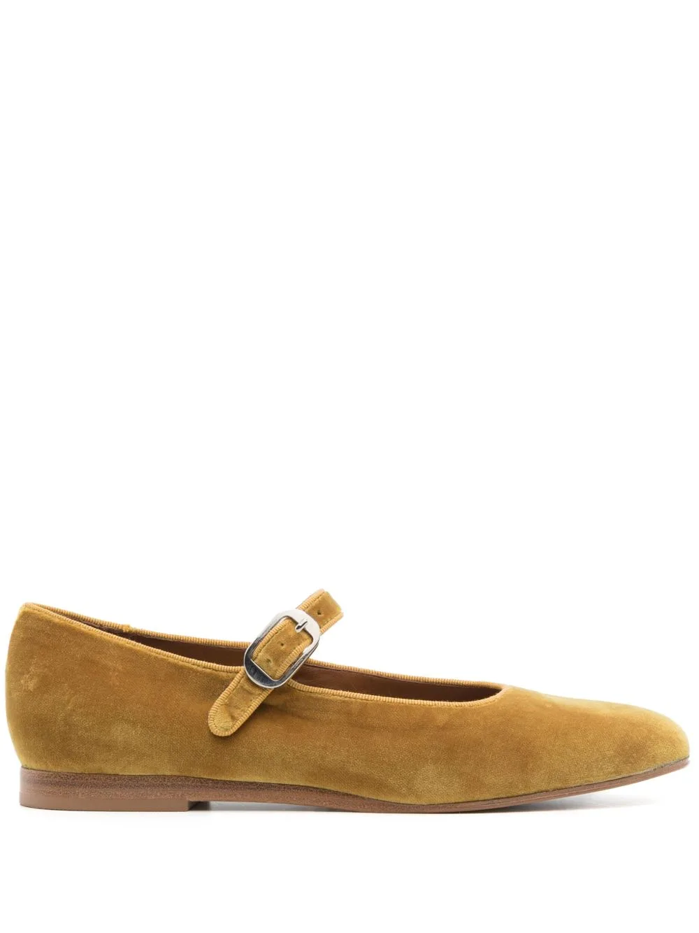 Mary Jane Velvet Ballerina Shoes by Le Monde Beryl