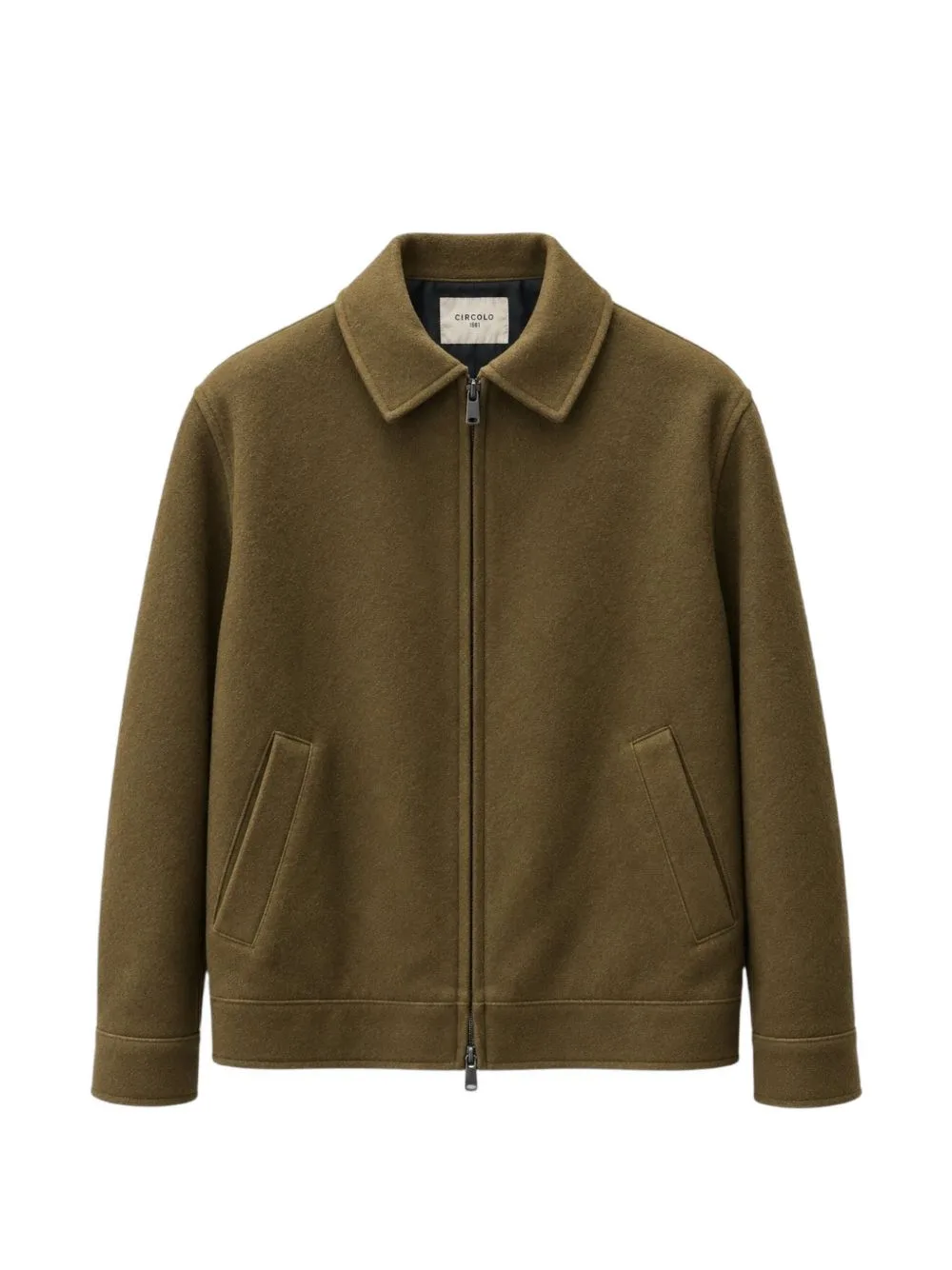 Zip-Up Felted Jacket by Circolo 1901