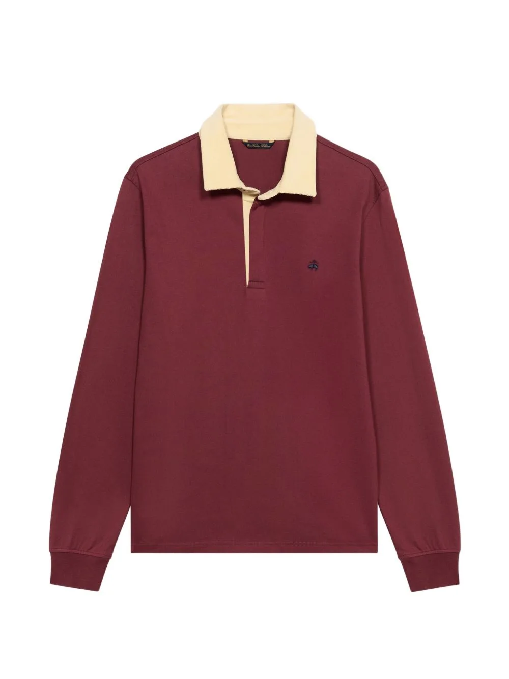 Corduroy-Collar Logo-Embroidered Polo Shirt by Brooks Brothers