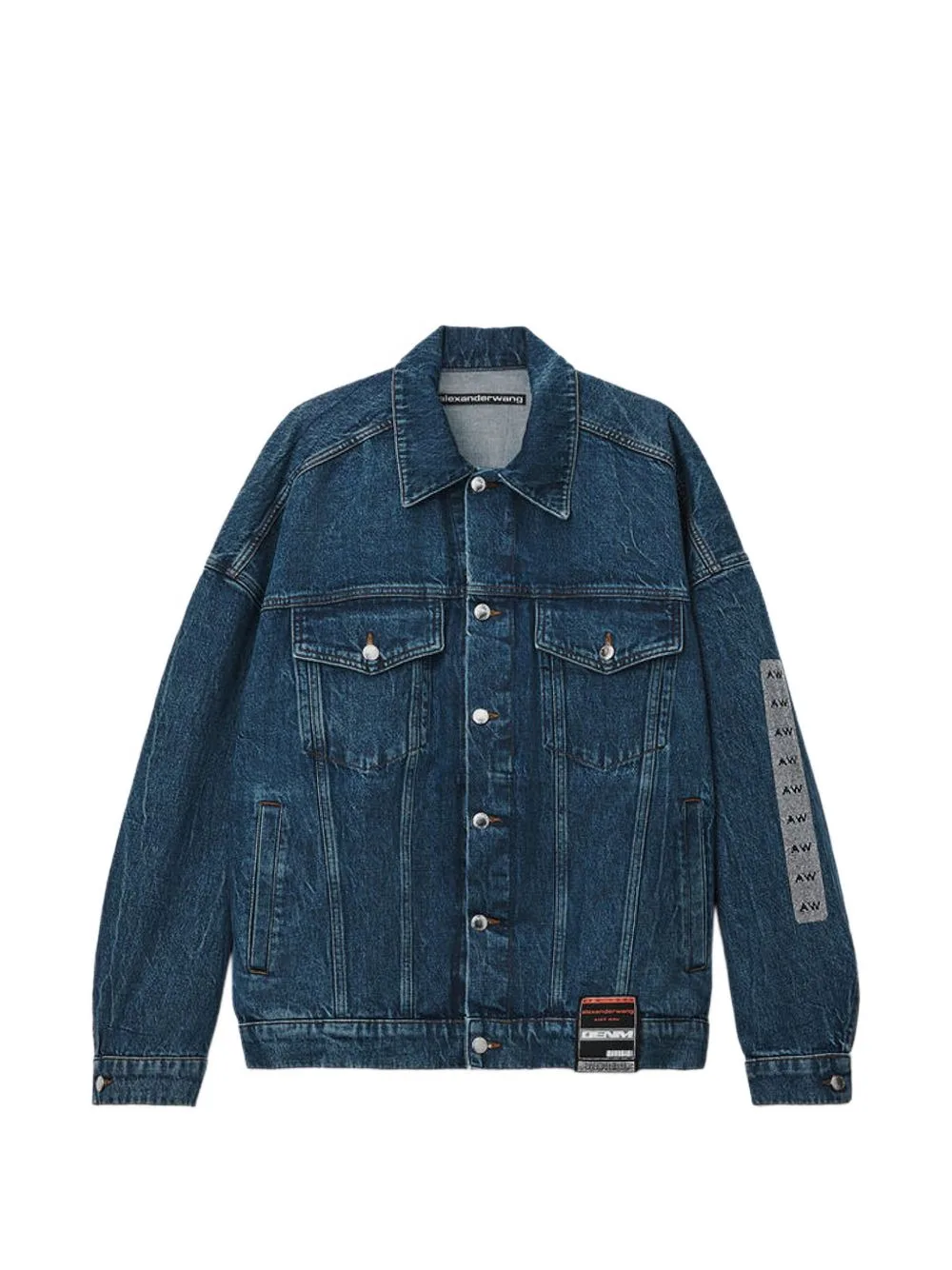 Oversized Graphic Trucker Jacket by Alexander Wang