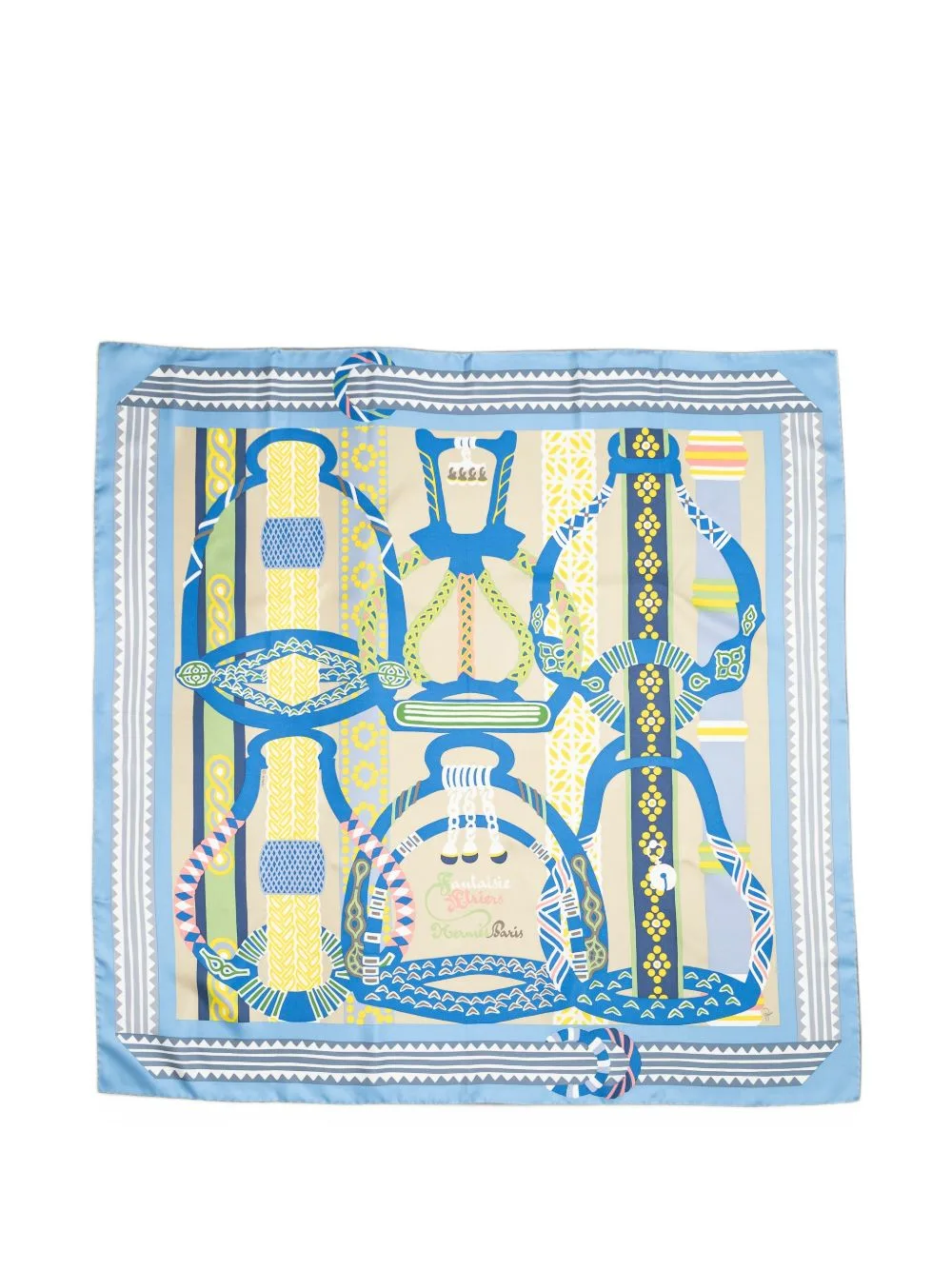 Fantaisie D'etriers Scarf by Hermès Pre-Owned