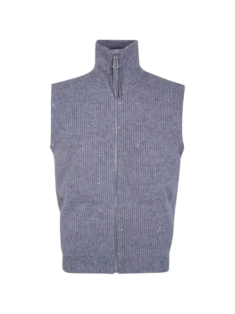Sequin-Embellished Ribbed Sweater by Seventy
