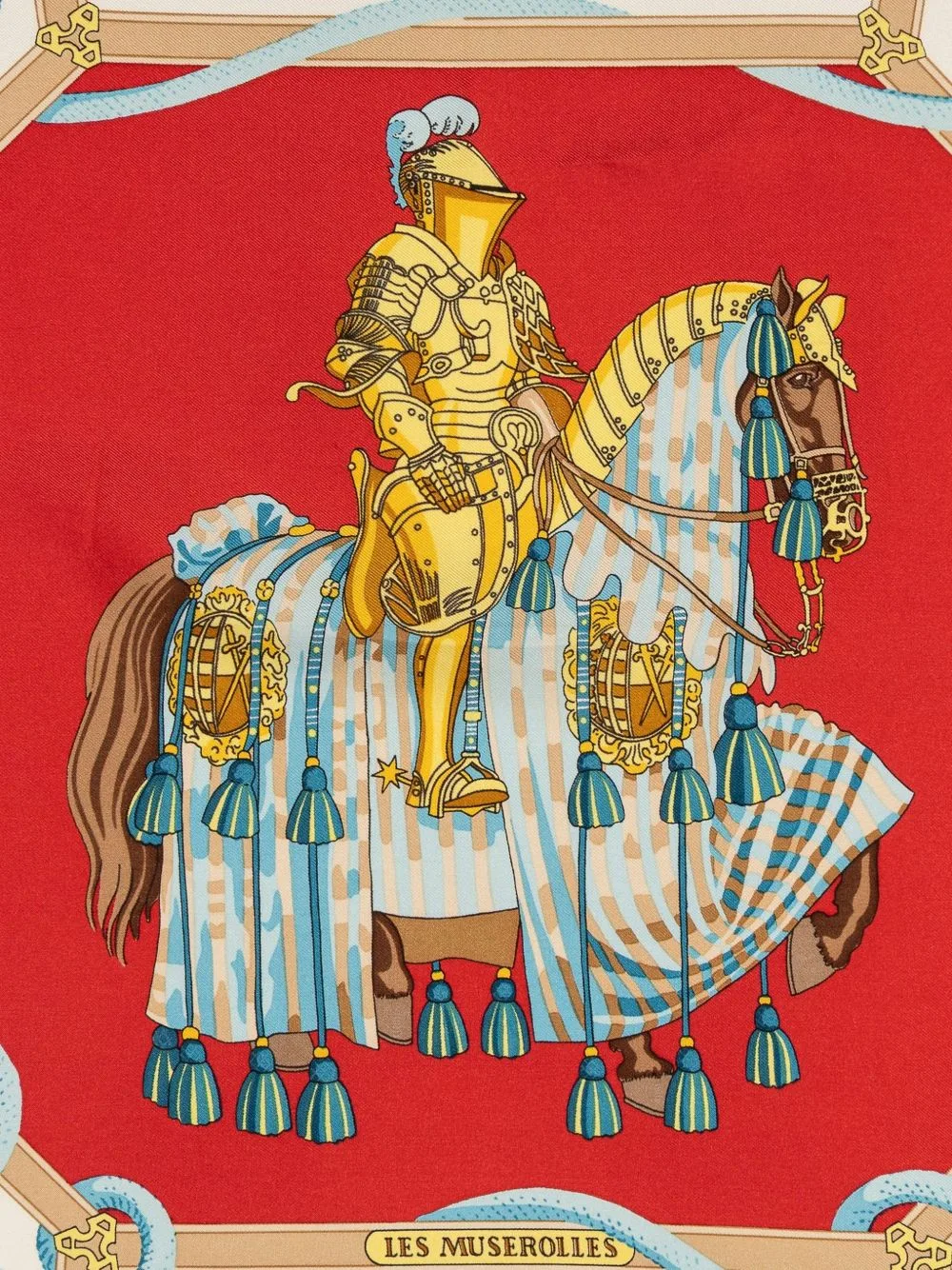 Les Muserolles Scarf by Hermès Pre-Owned