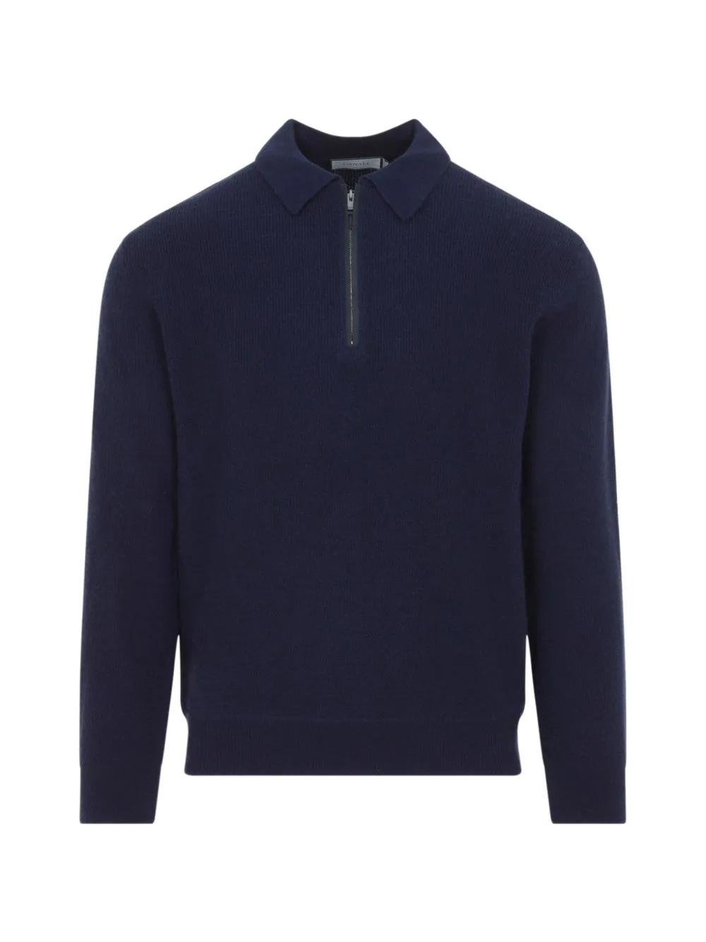 Ribbed Half-Zip Polo Shirt by Canali