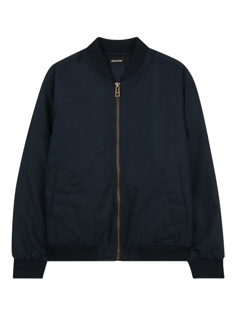 Zip-Up Bomber Jacket by Zadig & Voltaire Kids