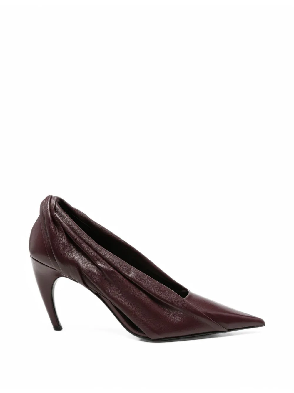 Eve Draped Leather Pumps by KHAITE
