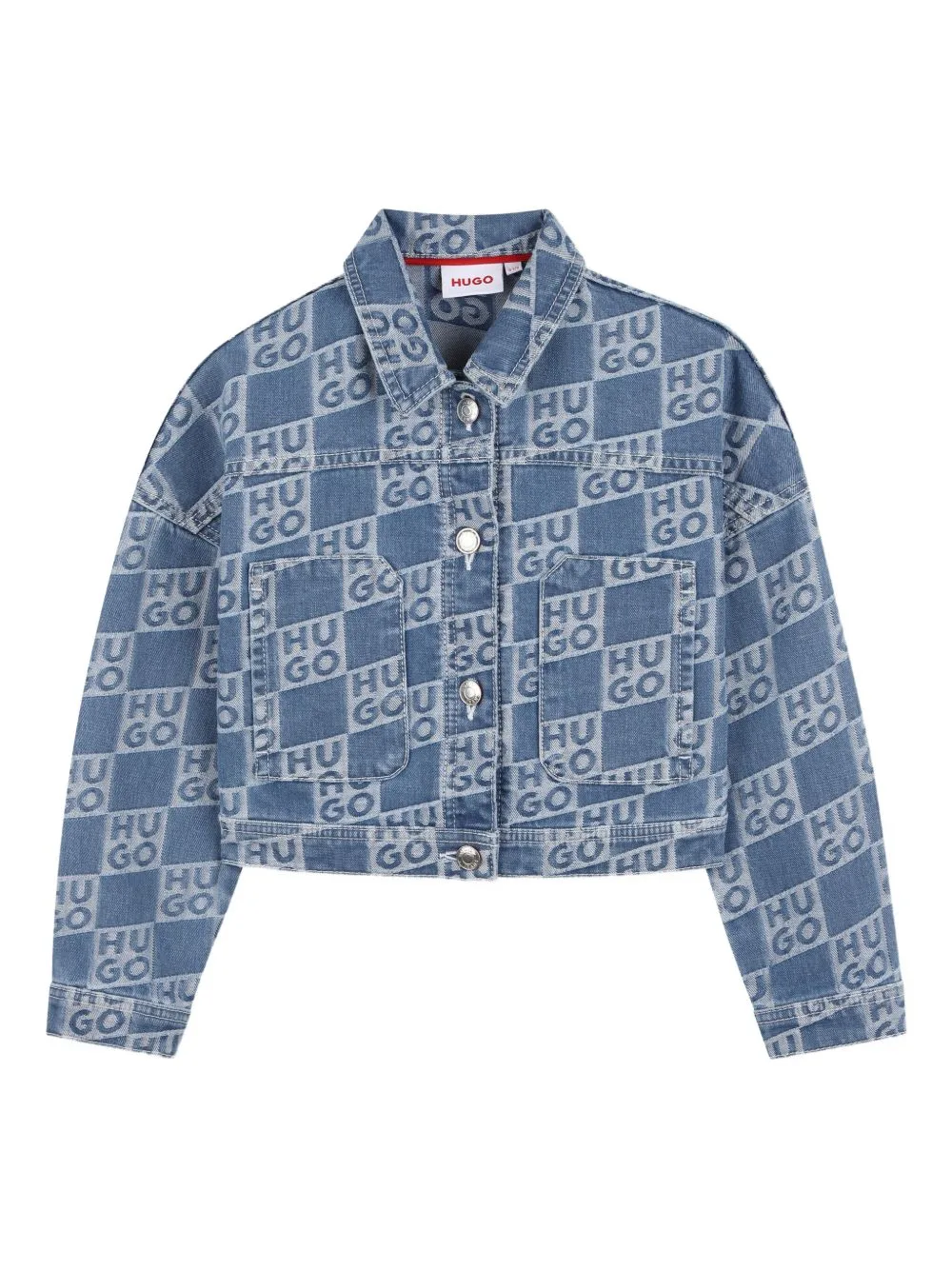 Logo-Patterned Jacket by HUGO KIDS