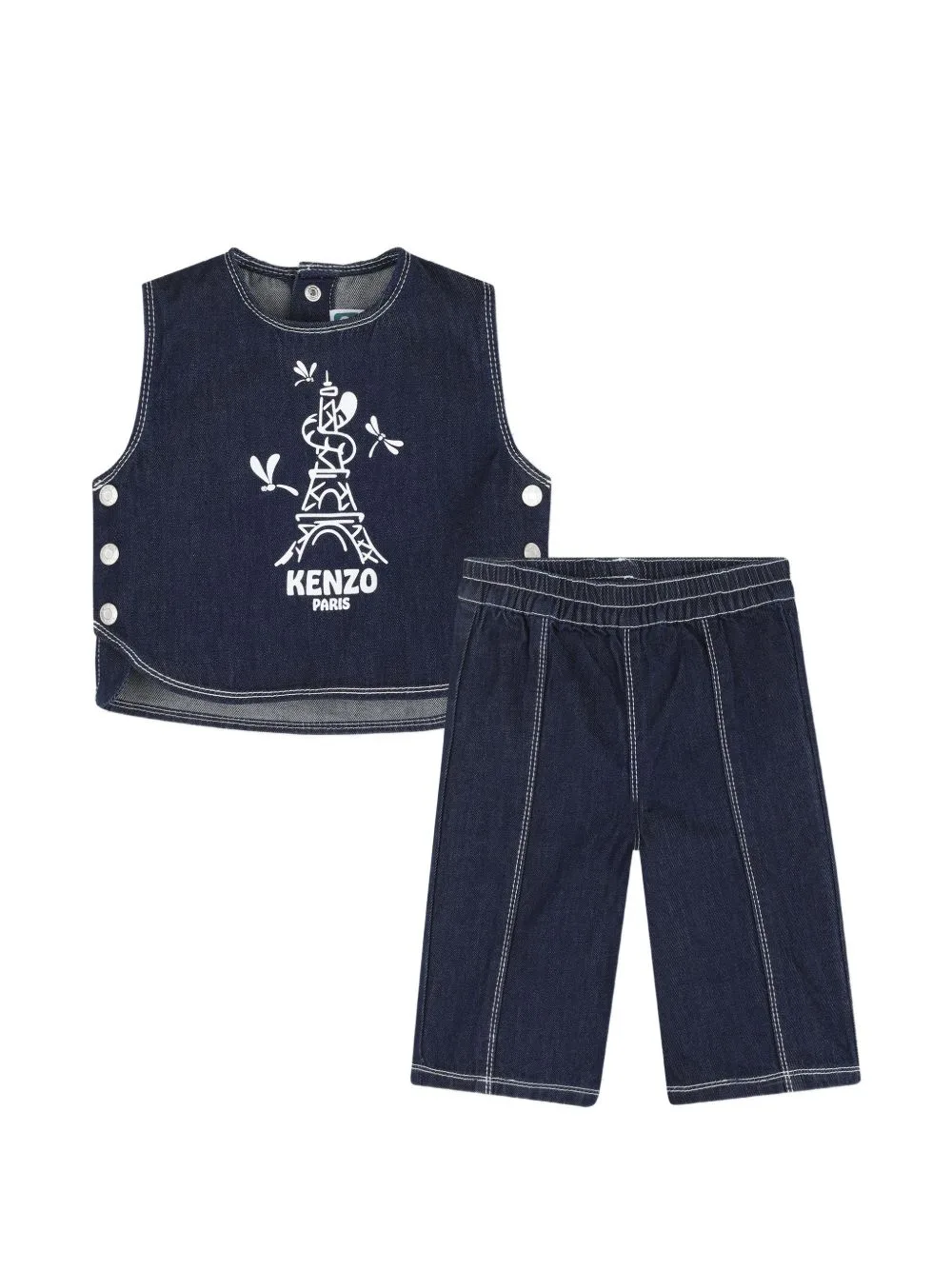 Printed Trousers Set by Kenzo Kids
