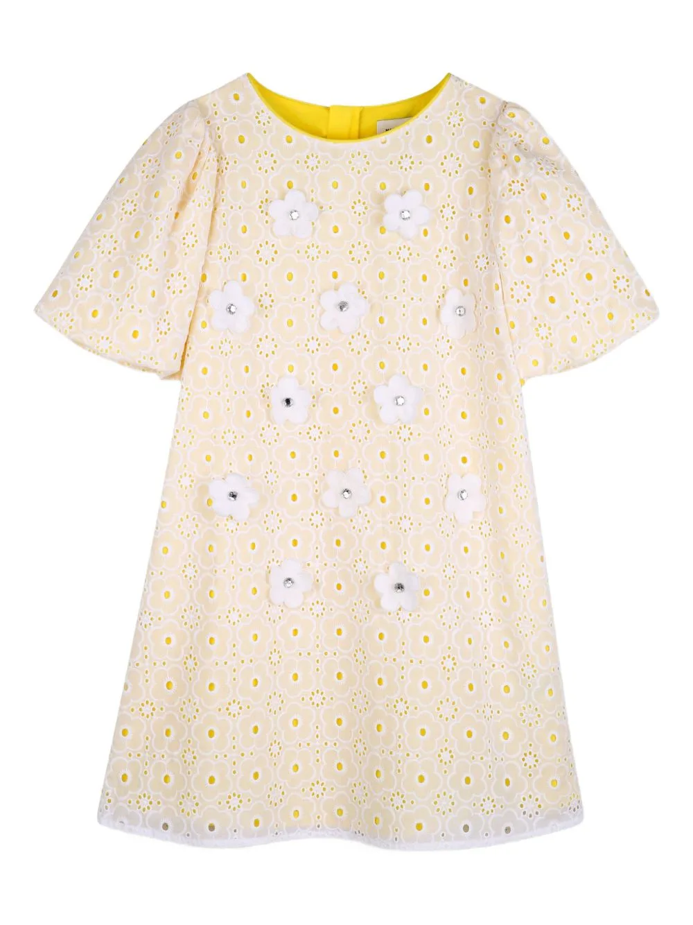 Flower-Appliqué Dress by Marc Jacobs Kids