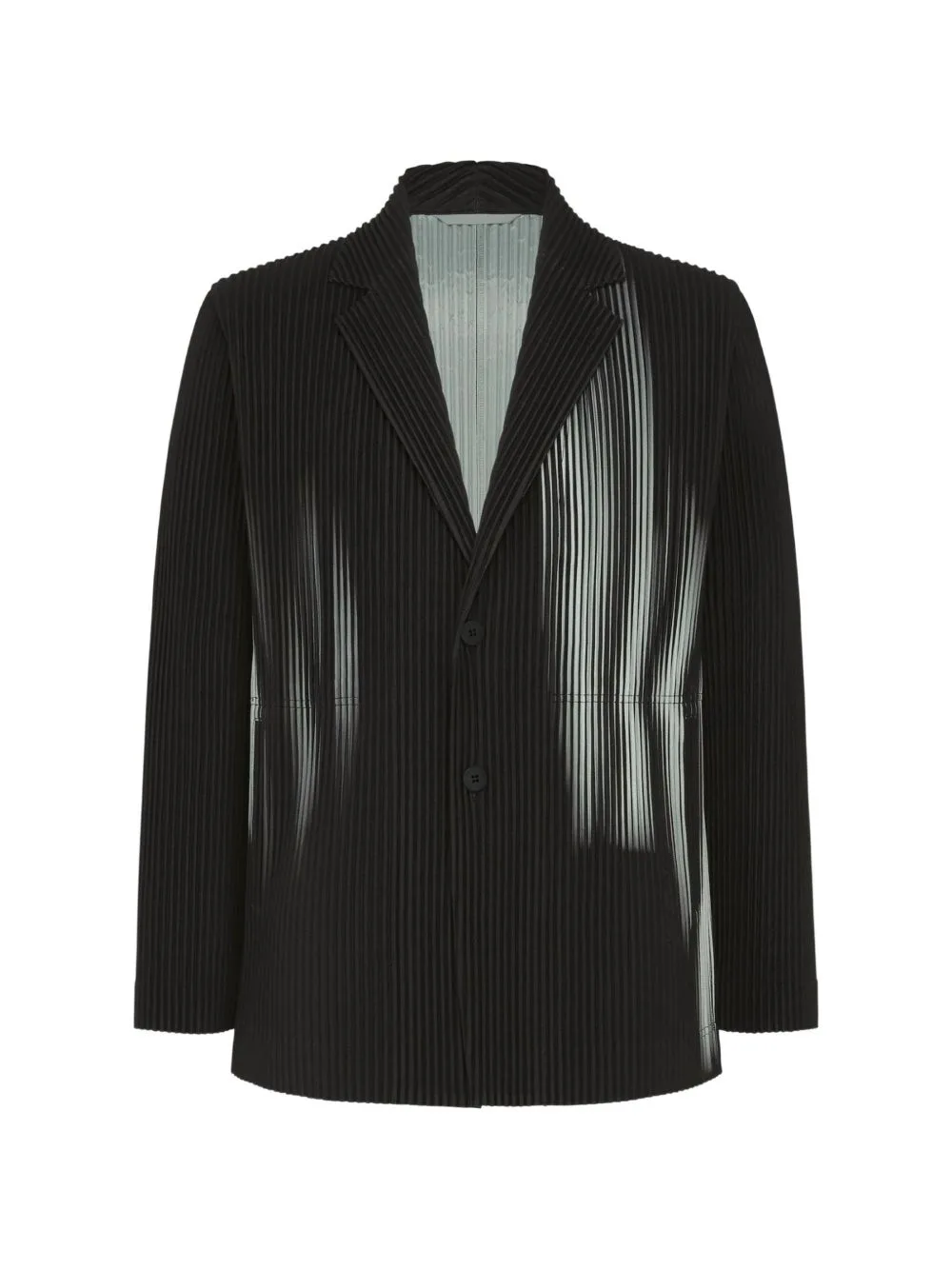 In the Shadow Single-Breasted Pleated Jacket by Homme Plissé Issey Miyake