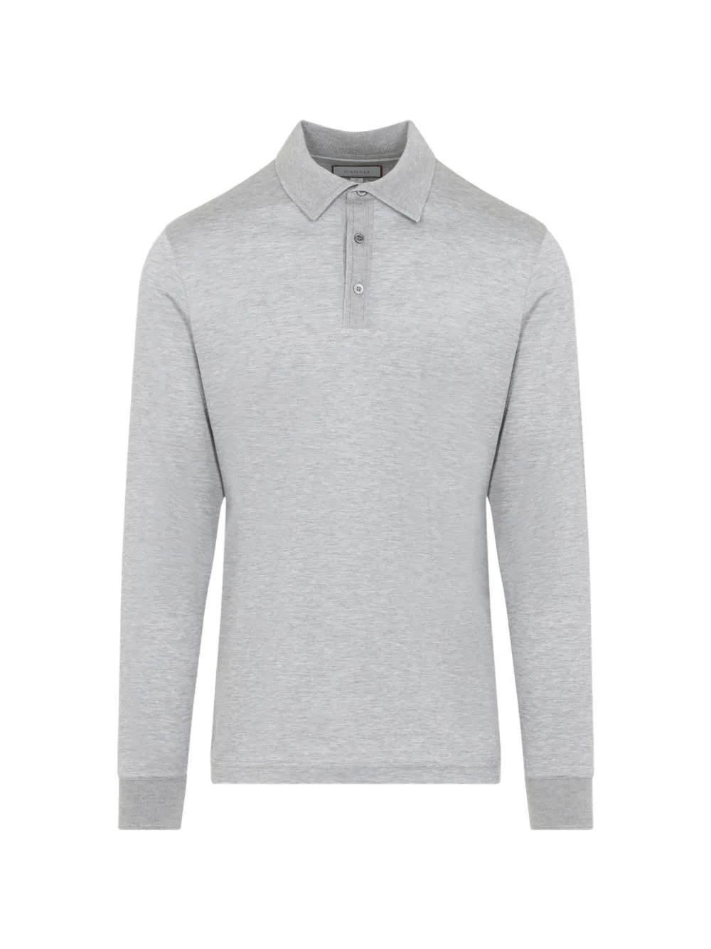 Long-Sleeve Polo Shirt by Canali