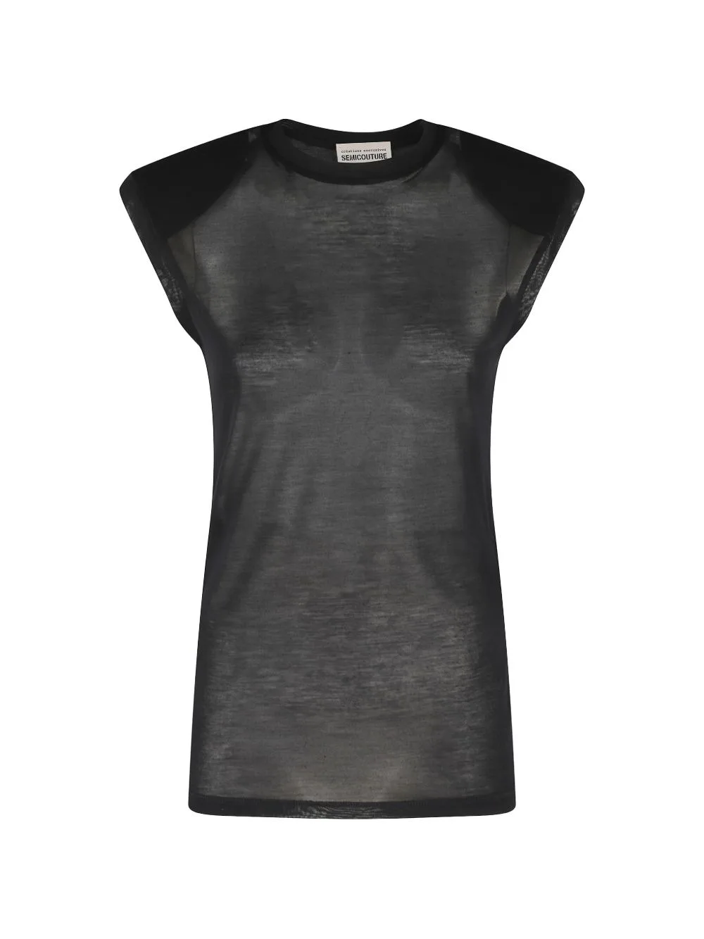 Crew-Neck Top by Semicouture