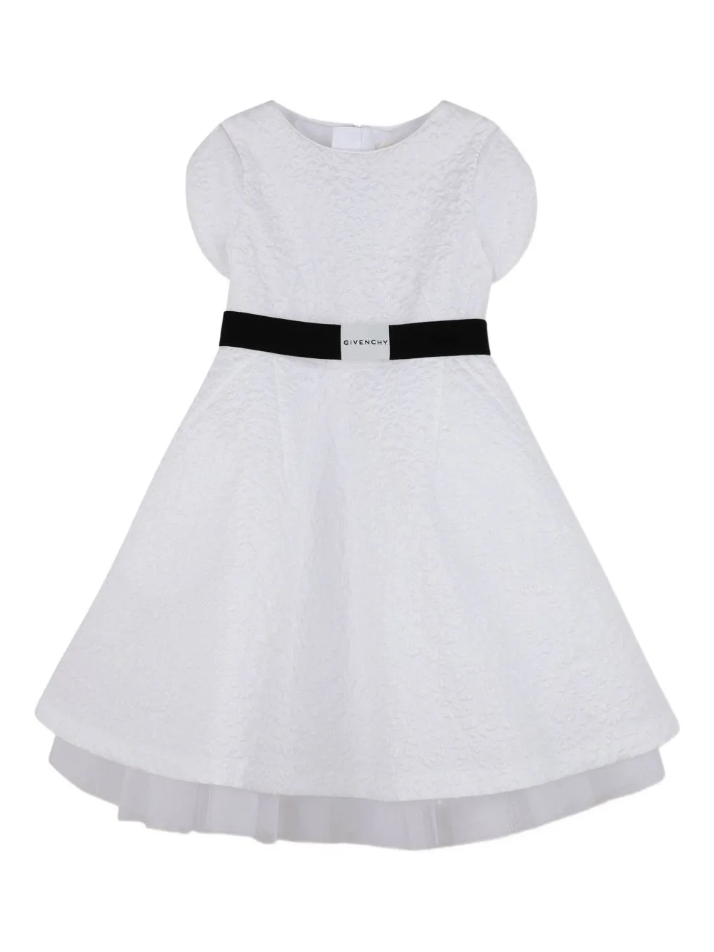 Textured Belt Dress by Givenchy Kids