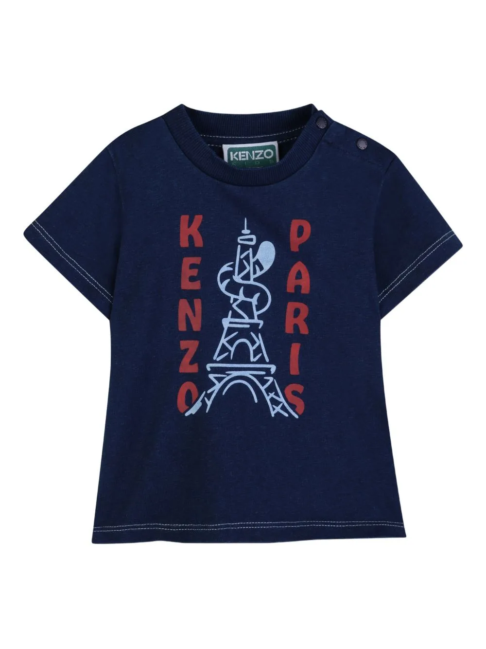 Logo-Print T-Shirt by Kenzo Kids