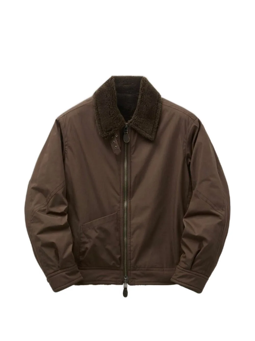 B-3 Faux-Fur-Lined Bomber Jacket by COOR