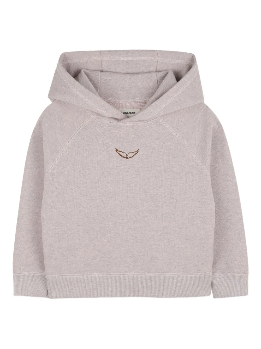 Floral-Embroidered Hoodie by Zadig & Voltaire Kids
