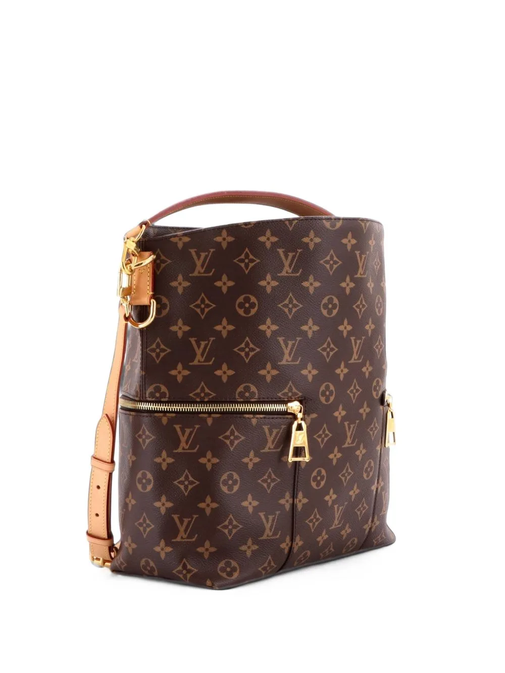 Melie Handbag Monogram Canvas Hobo Bag by Louis Vuitton Pre-Owned