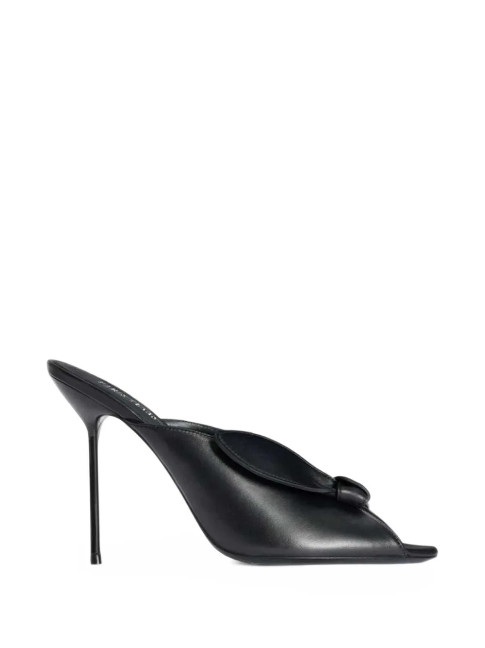 Linda Knot-Detail Leather Mules by Paris Texas