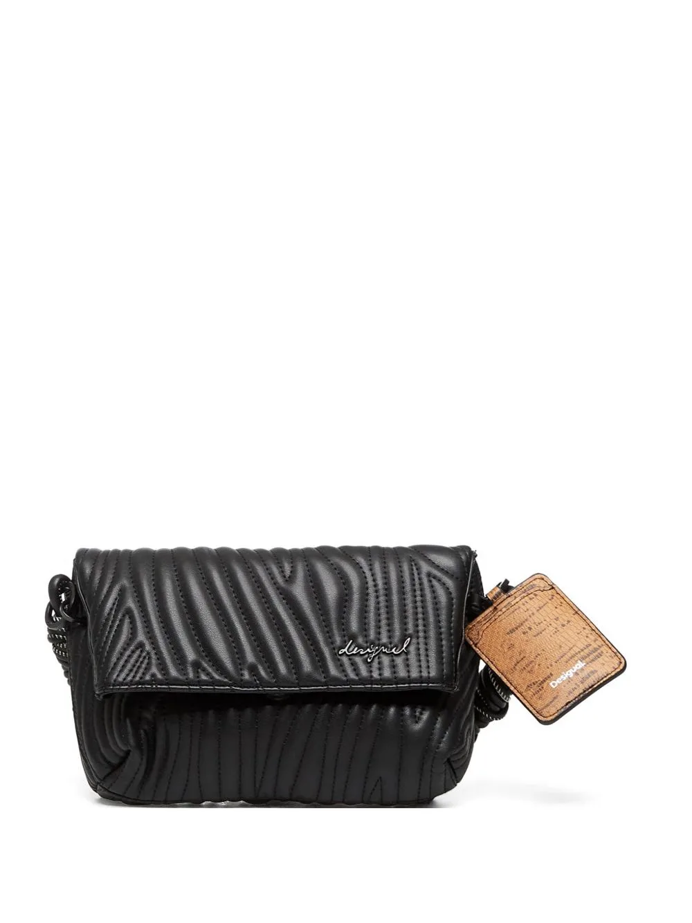 Quilted Braided-Handle Tote Bag by Desigual